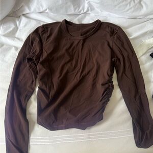 Lululemon Brown Long Sleeve Top